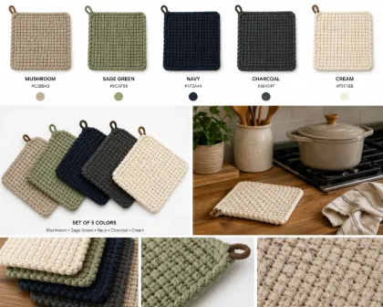 made to order custom cotton potholder