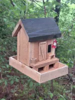 Bayou Hide-a-way Bird Feeder  Handmade
