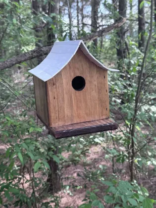 Handmade  Rustic Birdhouse