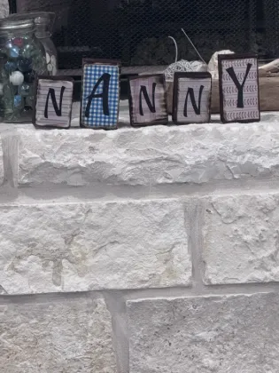 nanny  wooden  handmade  blocks