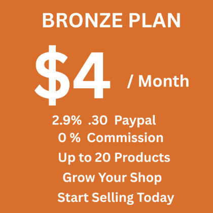 handmade goods market  bronze  plan