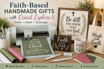 How to Make Faith-Based Handmade Gifts with the Cricut Explore 5