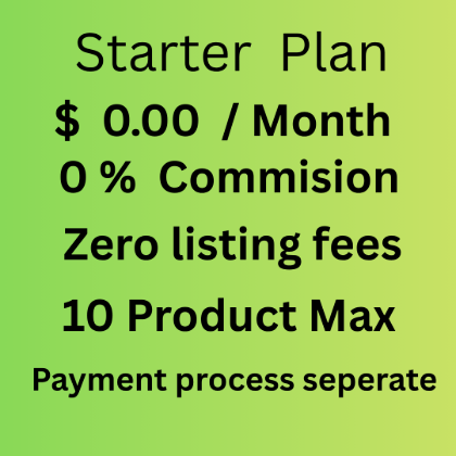 0 monthly starter plan