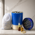 Picture of Dreamwork Ultimate Ritual | Dreams Soap, Candle, Bath Bag & Keychain Set